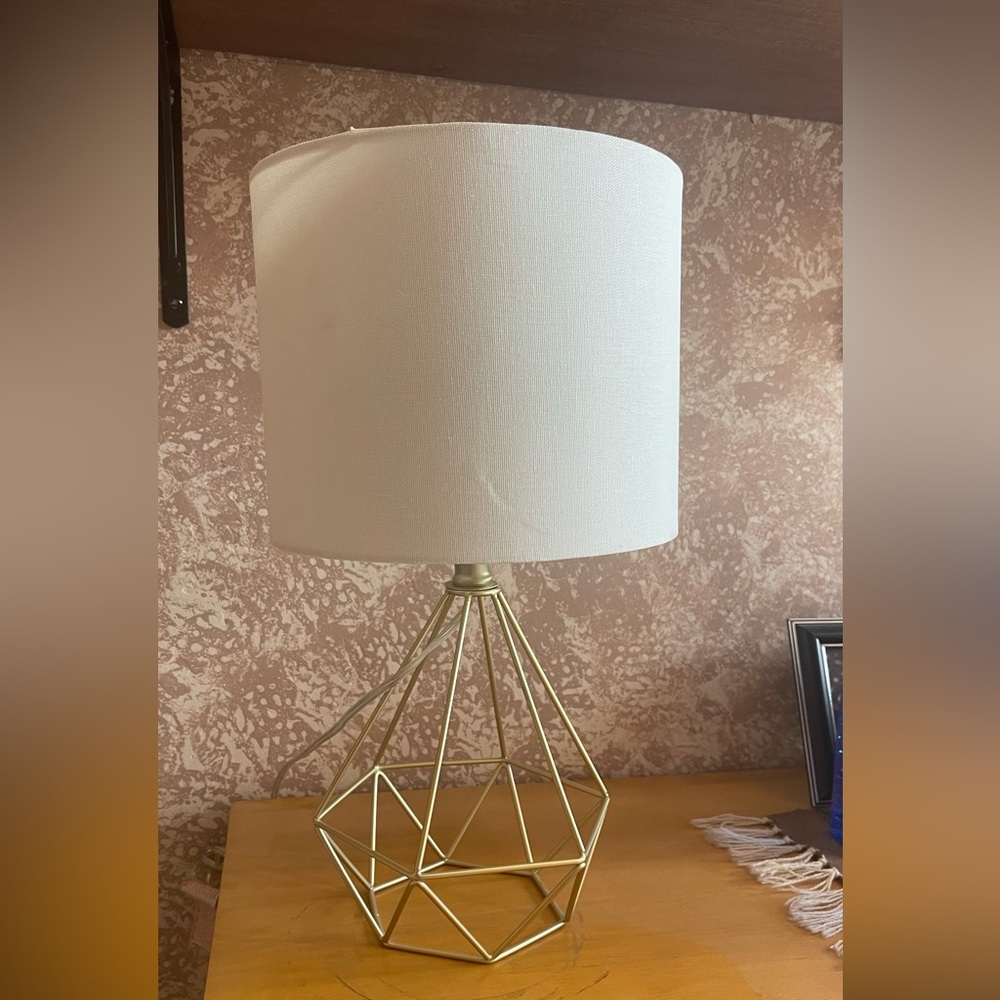 COTULIN Gold Modern working Small Table Lamp for Bedroom & Living Room